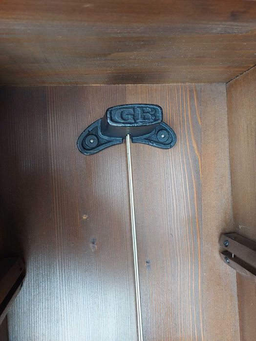 Stary zegar ścienny gabinetowy GB Gustav Becker ładny sprawn film F012