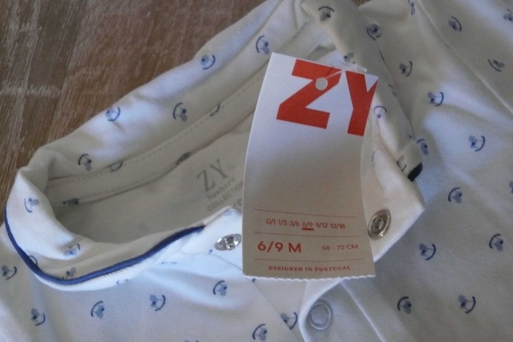 Body 6/9 meses -  Zippy
