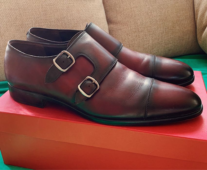 Туфлі Монки Fratelli Rossetti 44 Шкіра Кожа Туфли