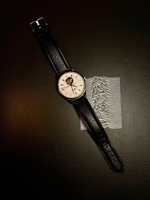 Relógio automático DELMA 25 jewels Swiss made open heart