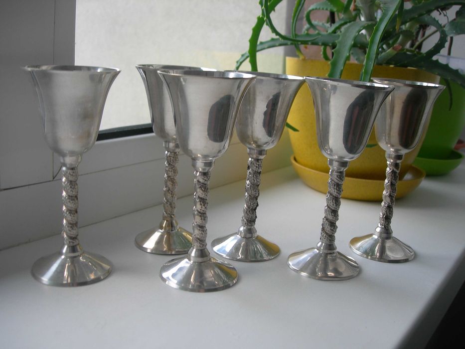 Набір, чарки, келихи, бронза, Іспанія