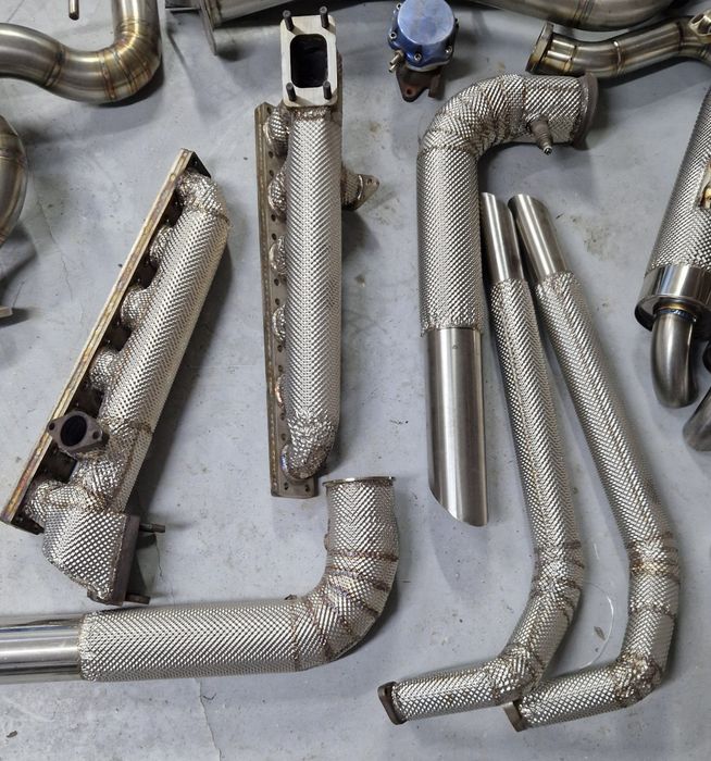 Termika heatshield turbo downpipe kolektor wydechowy drift
