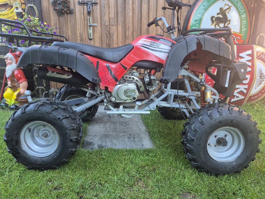 Sprzedam quada 125 cm, duża rama jak 250 cm