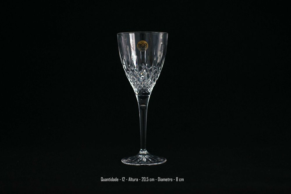 Serviço de 54 peças em vidro Royal Crystal Rock