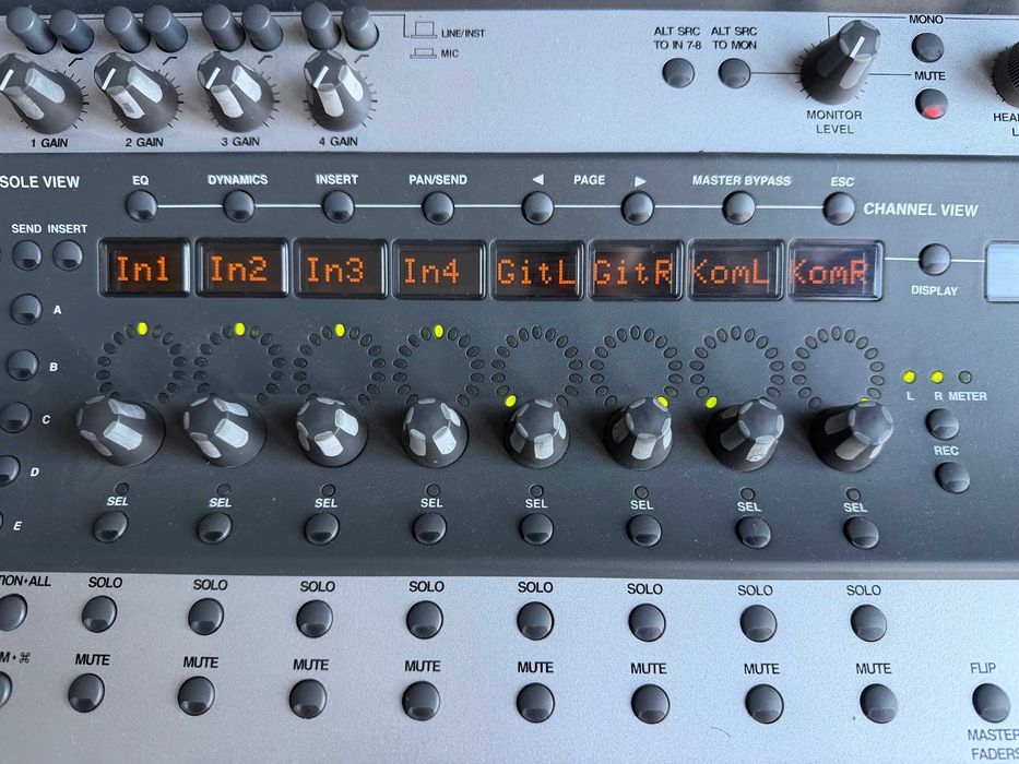 Cyfrowy mikser audio - interface ProTools Digidesign 002