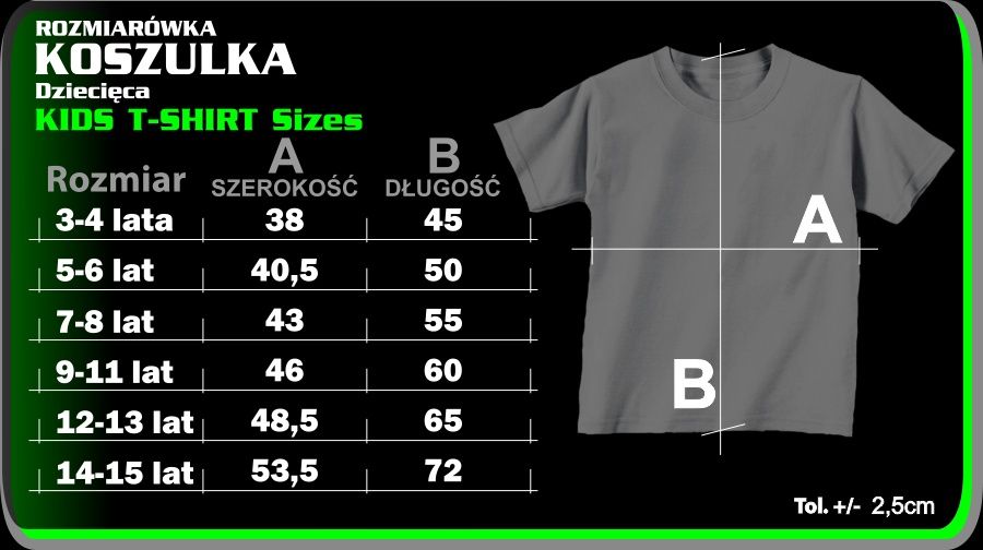 Ślunsko Pieronica koszulka dziecięca 6 rozmiarów NOWE