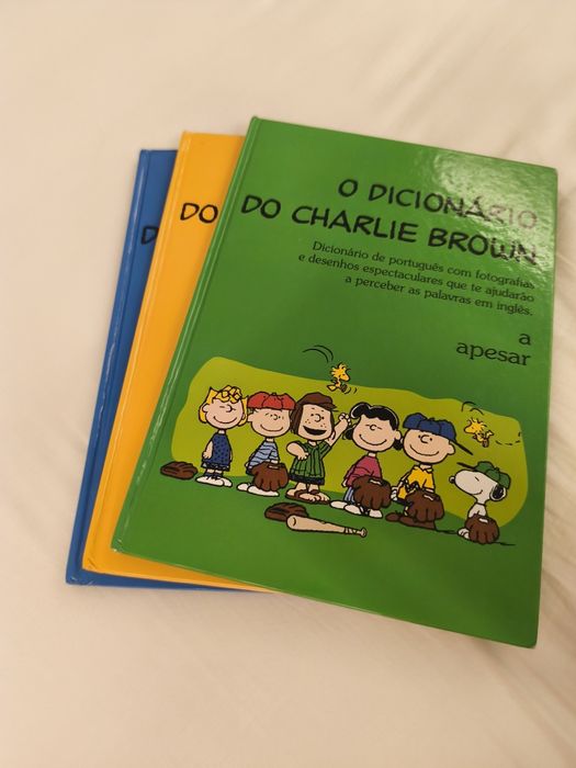 3 primeiros volumes do dicionário de Charlie Brown