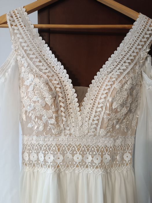 Suknia ślubna boho