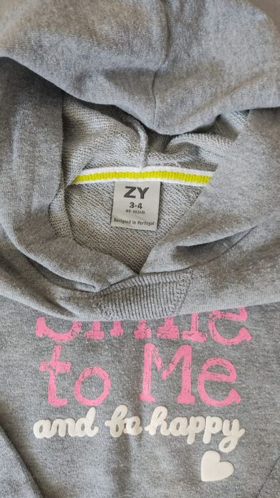 Camisola menina 3 a 4 anos, 95 a 103 cm