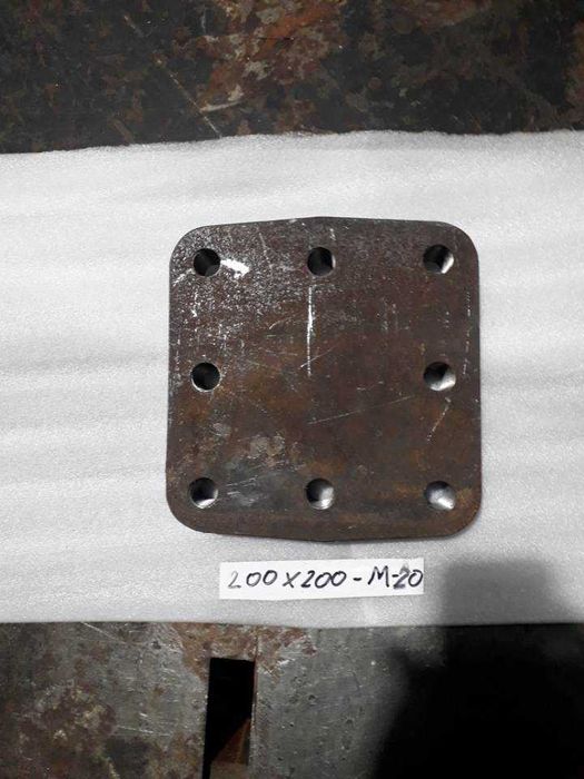 Płyta montażowa 145x145 dla ucho dyszla przykręcane, zaczep, przyczepa