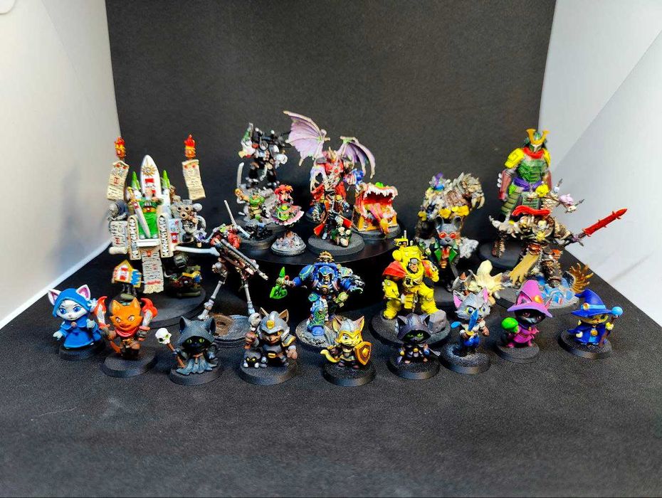 Покрашенные миниатюры Warhammer 40k D&D — большая коллекция