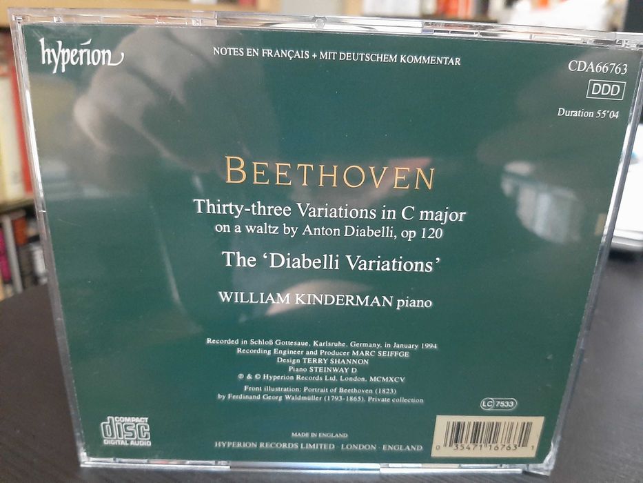 Beethoven - Diabelli Variations - William Kinderman - Hyperion