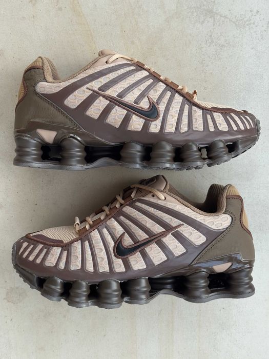 Мужские кроссовки Nike Shox Tl Khaki Ironstone Off Noir . 41-45