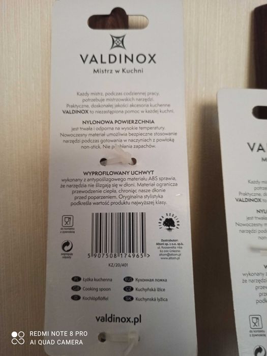 Zestaw kuchenny, VALDINOX NOBLE, Nowe 3szt