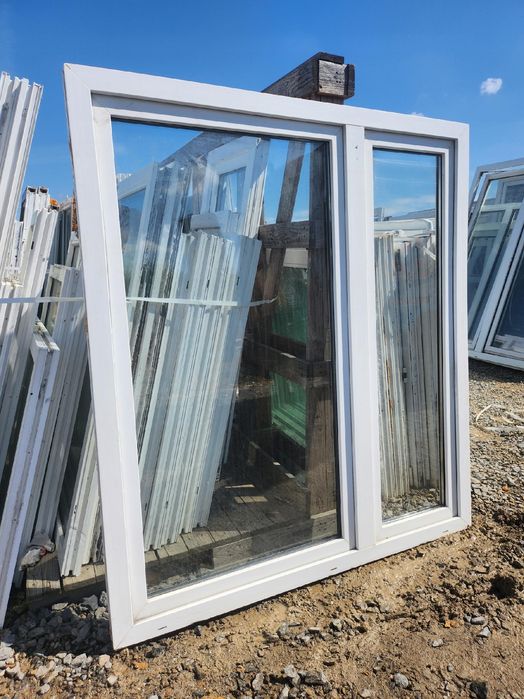 OKNA Używane 147x163 OKNO KacprzaK Plastikowe PCV Białe Lider Okna OLX