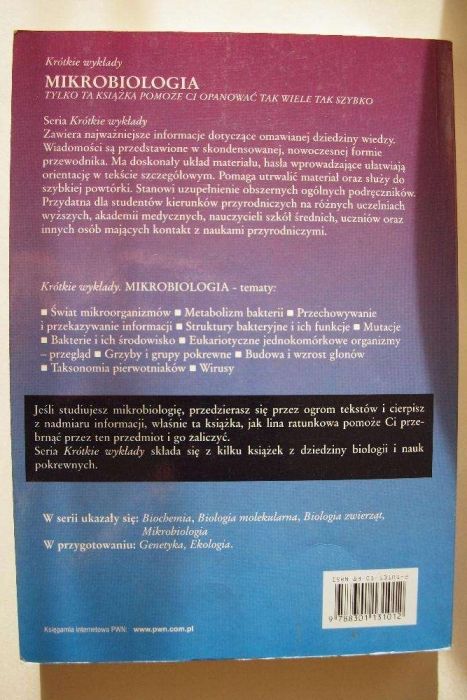 Mikrobiologia J. Nicklin, K.Graeme-Cook.