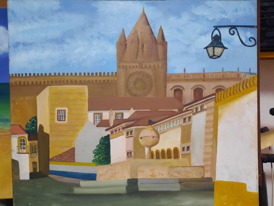 Arte:  Quadros diversos pintados a óleo