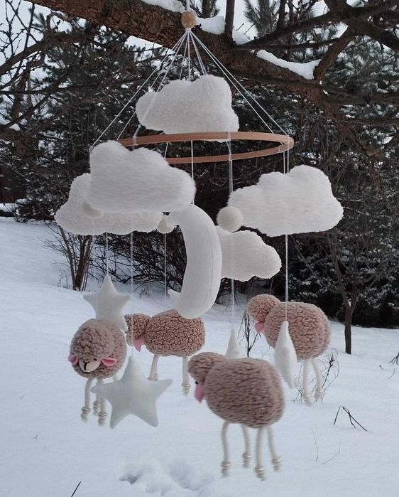 Підвіска на дитяче ліжечко, мобіль