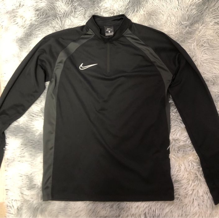 Лонгслів чоловічий Nike  Dri-Fit  1/2-Zip Drill Top Black