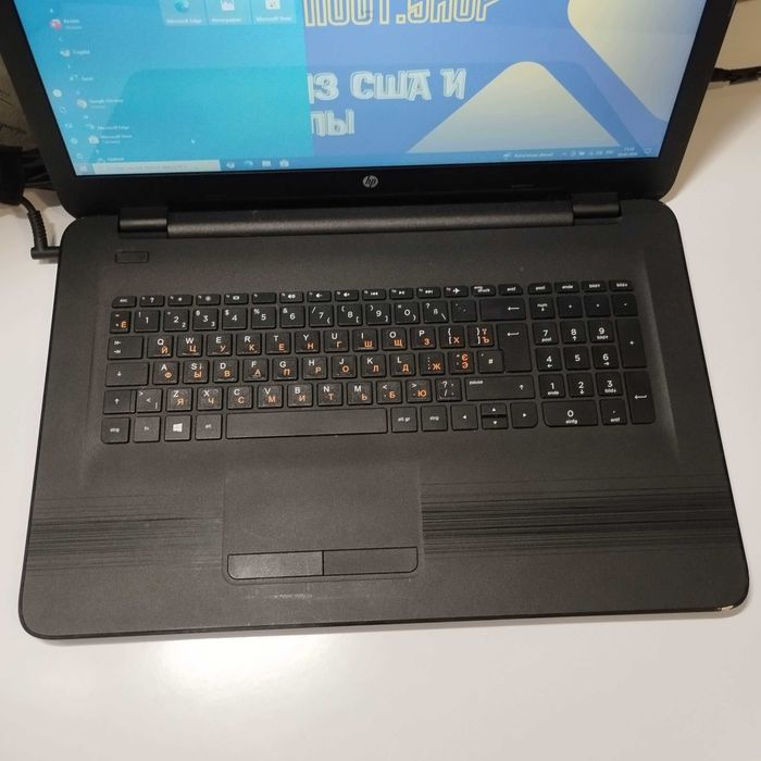 Надёжный ноутбук HP 17-y051 | 17.3 FHD | 4 ядра |видео 1гб | 8/128 SSD
