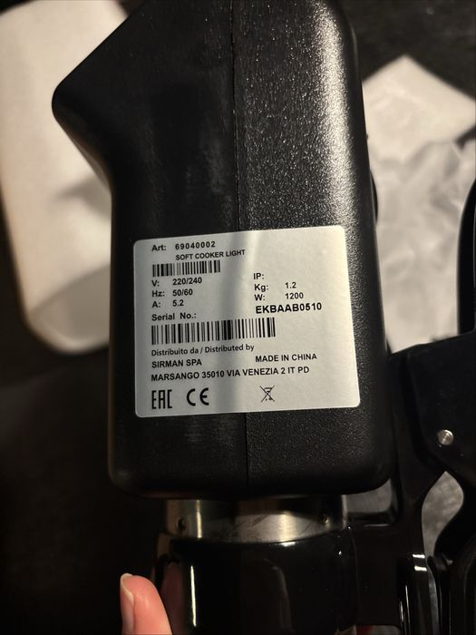 SIRMAN soft cooker light sous vide