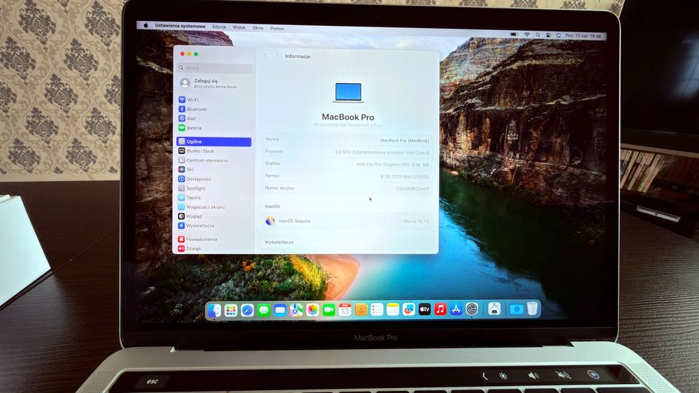 MacBook Pro 2018, 8GB RAM, 512GB SSD, Intel Core i5 Rezerwacji  do 04.05