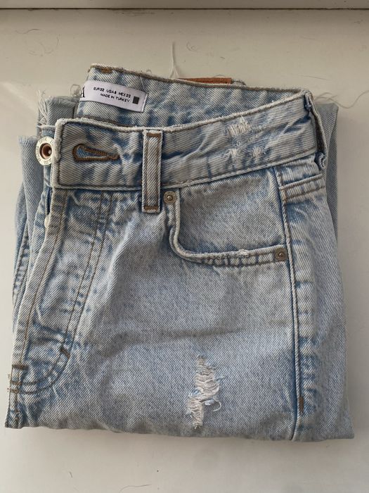 Джинсы zara mom 32 размер