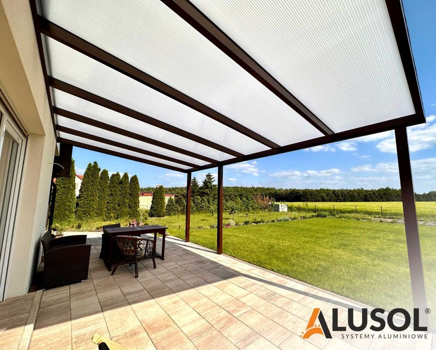 Weranda Zadaszenie Tarasu Aluminium Na Wymiar Wysoka Jakość - HIT