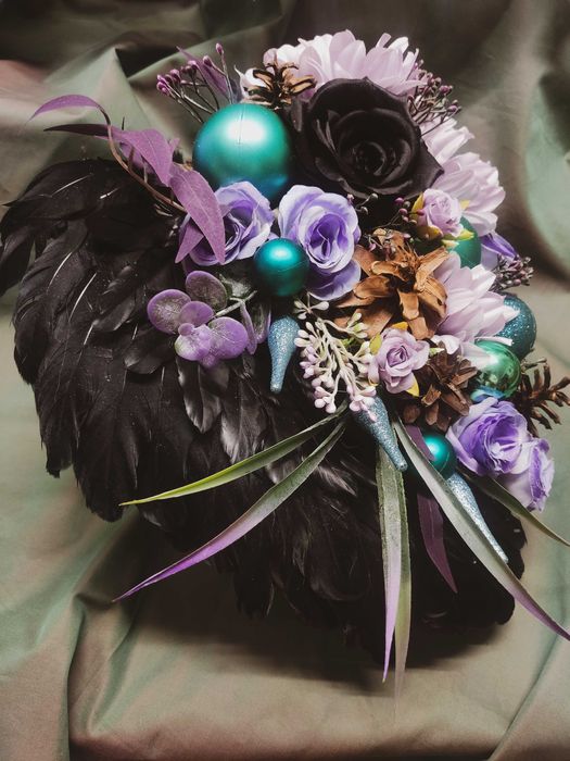 Świąteczna kompozycja na cmentarz