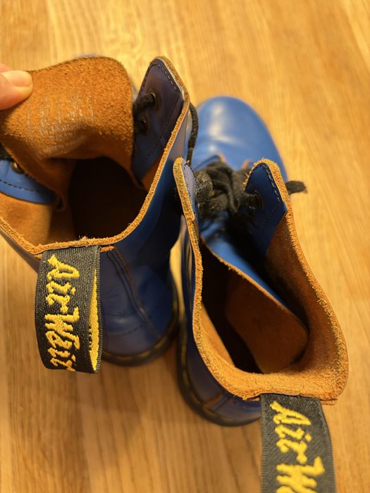 Botki martensy Dr Martens niebieskie 37 stan bardzo dobry