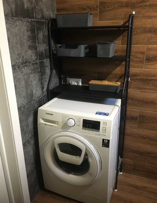 Ванний стілаж стійка з полками висота 156 см стелаж на машинкой