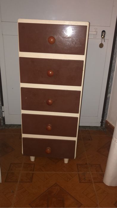 Movel gavetas vintage castanho
