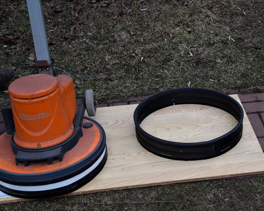 cykliniarka polerka numatic osłona antykurzowa