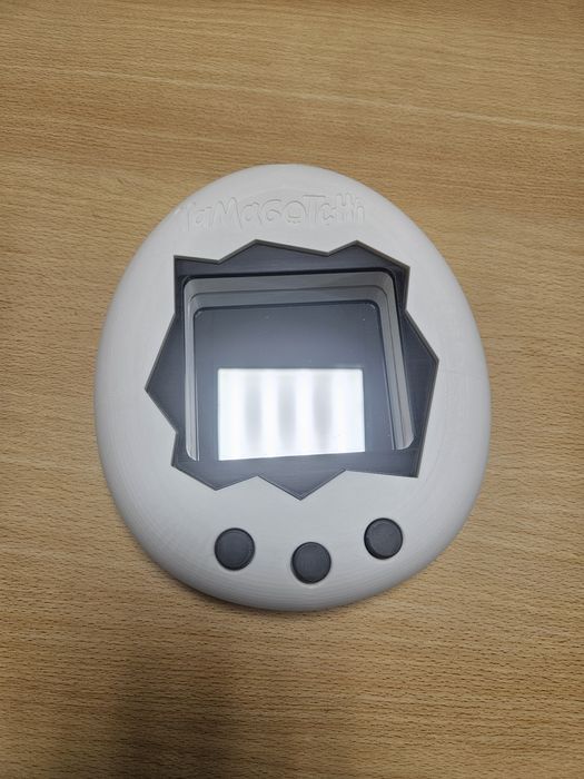 Tamagotchi Gigante Decorativo com Espelho (Impressão 3D)