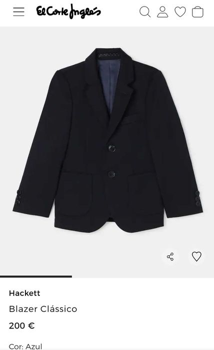 Blazer Hackett London novo