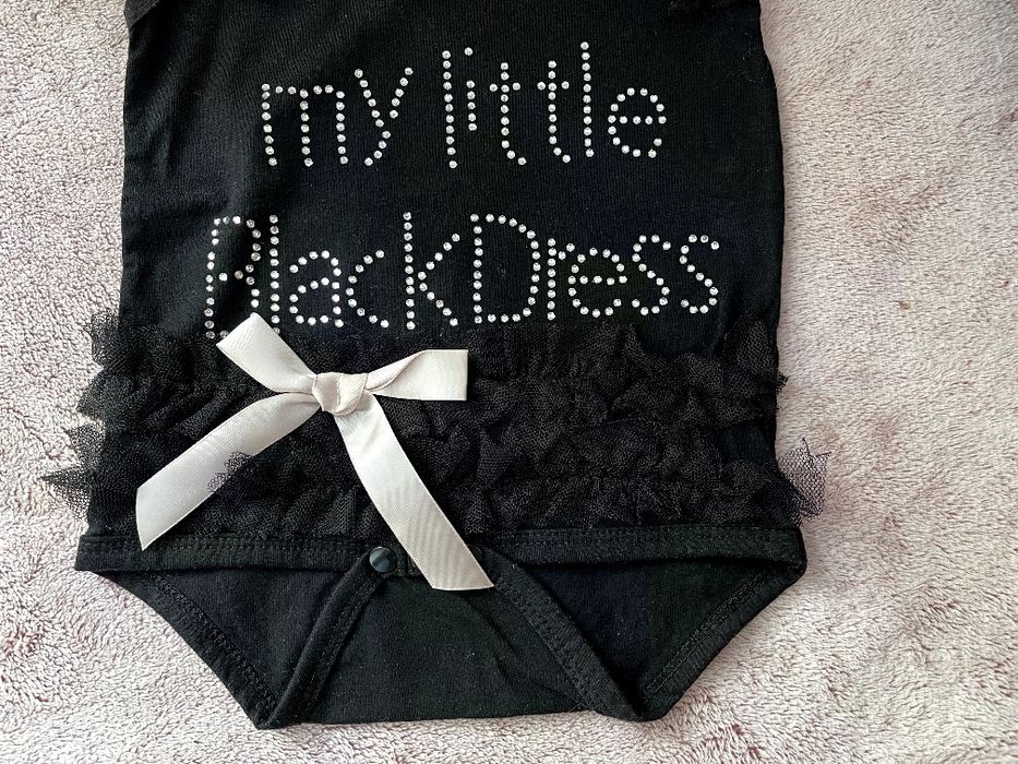 Eleganckie Body dla dziewczynki rozmiar 68-74cm