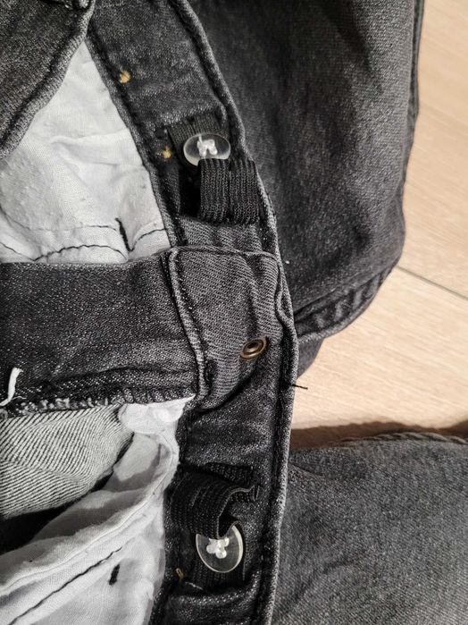 110 Jeansy spodnie jeansowe chłopięce Lidl Lupilu szare
