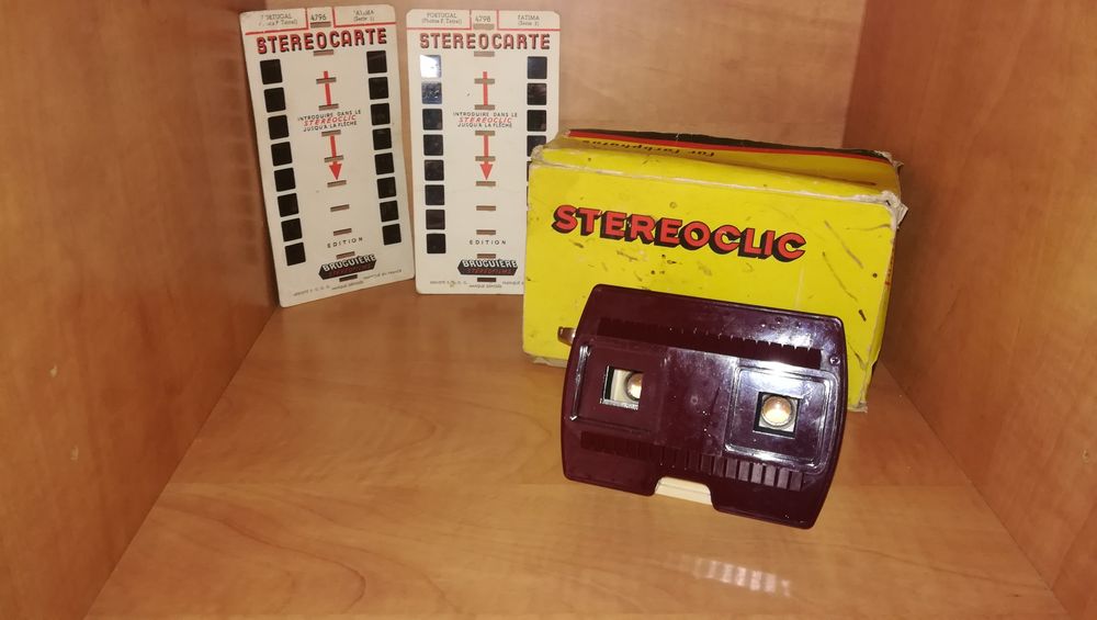 Stereoclic Junior 3D Viewer + 2 Fitas alusivas a Fátima (anos 60)