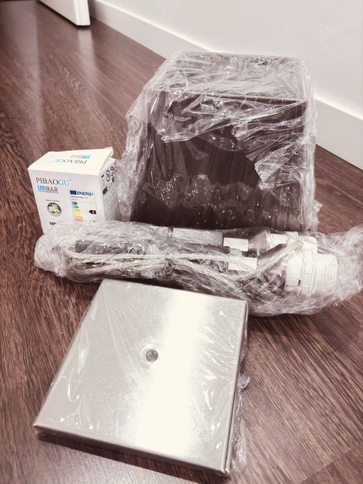 Conjunto 2 Candeeiros de Mesa Modernos com Abajur Castanho