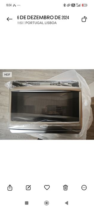 Microondas/Forno  da Whirlpool