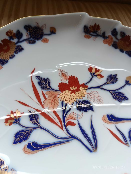 Travessa Porcelana Vista Alegre Imari 33,7 cm Nova