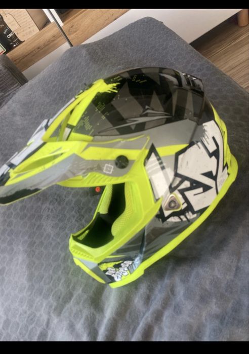 KASK FULL FACE dzieciecy