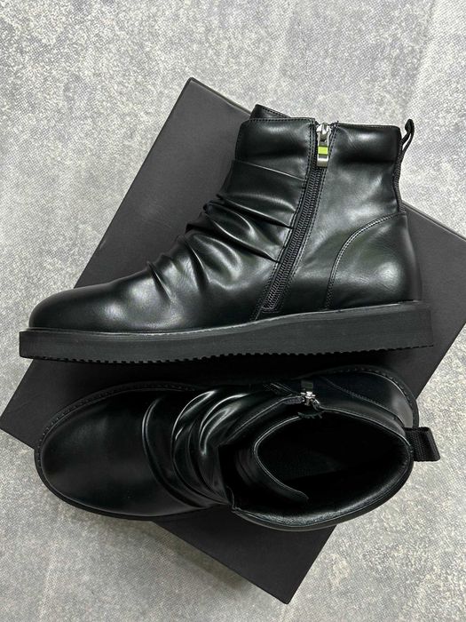 Черевики козаки чорні ботинки казаки Indie sleaze Hedi Slimane