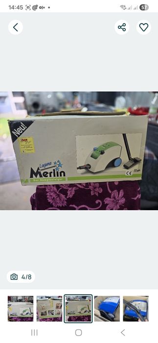 Firmowa i wydajna myjka parowa, parownica Merlin jak KARCHER VAPORAPID