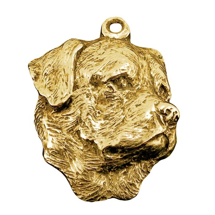 Rottweiler II naszyjnik pozłocony Art-Dog