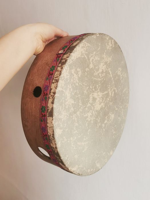 Bęben szamański, obręczowy, wegański