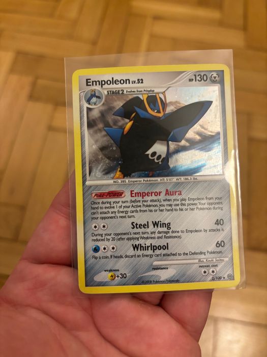 Karty pokemon Empoleon holo vintage