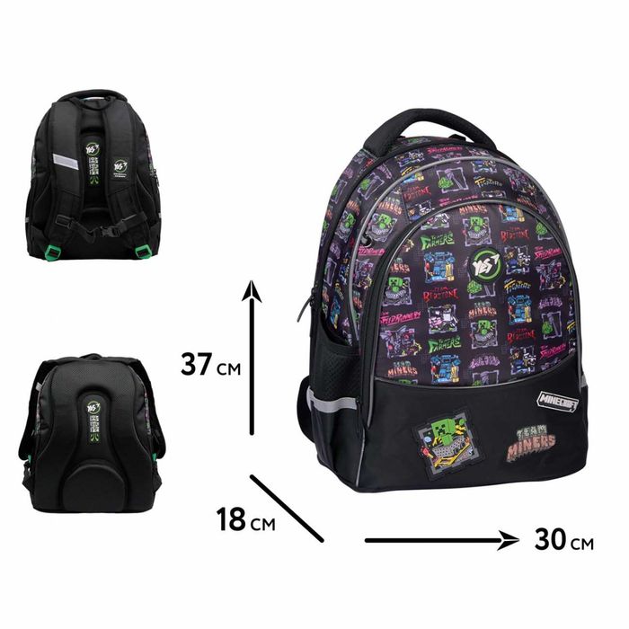 Рюкзак шкільний YES Minecraft Comix + пенал + сумка