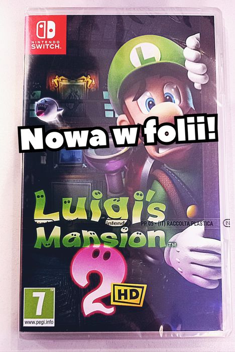 Gra Luigi's Mansion 2 II /Nintendo Switch 1/2 /Nówka! s. Chorzów