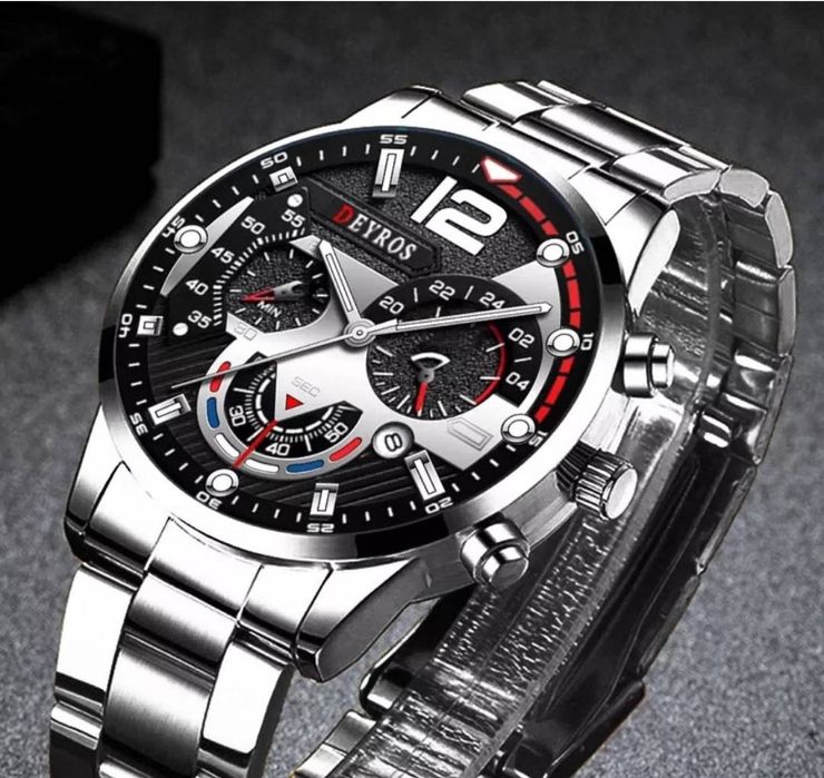 Годинник чоловічий з металевим браслетом